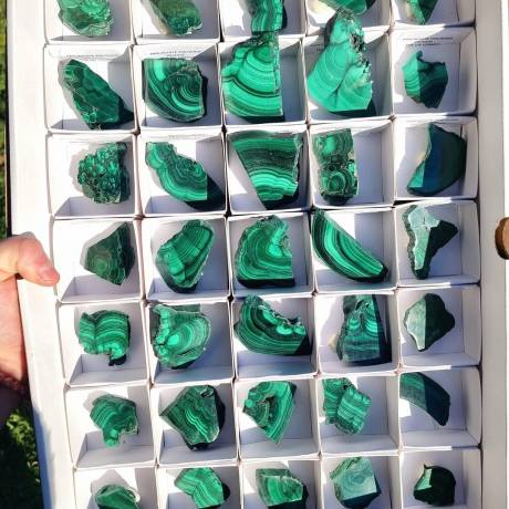 Malachite Slice 
Small
